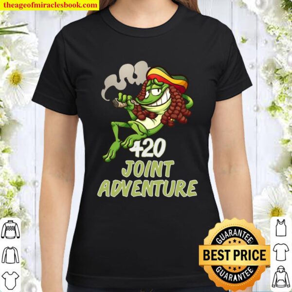 Pausenjacke Rasta Frosch 420 four twenty JOINT ADVENTURE Langarmshirt Classic Women T-Shirt