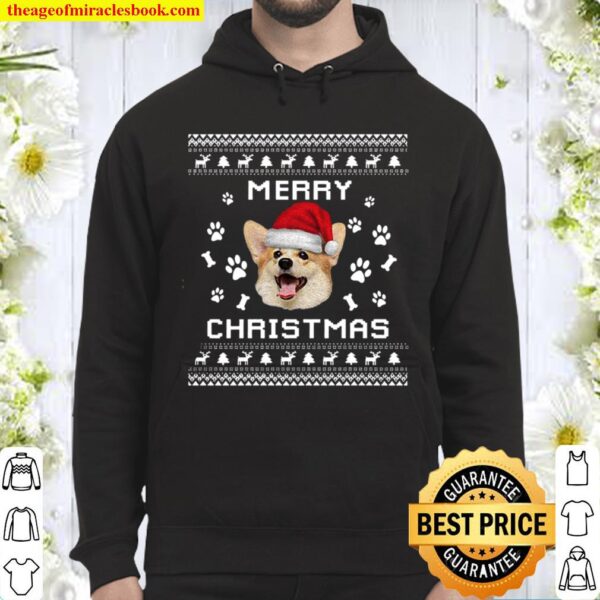 Personalized Christmas Pet Sweatshirt- Corgi-mas Sweater - Customized Hoodie