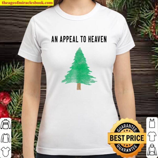Pine Tree Flag An Appeal to Heaven Big Style American USA Classic Women T-Shirt
