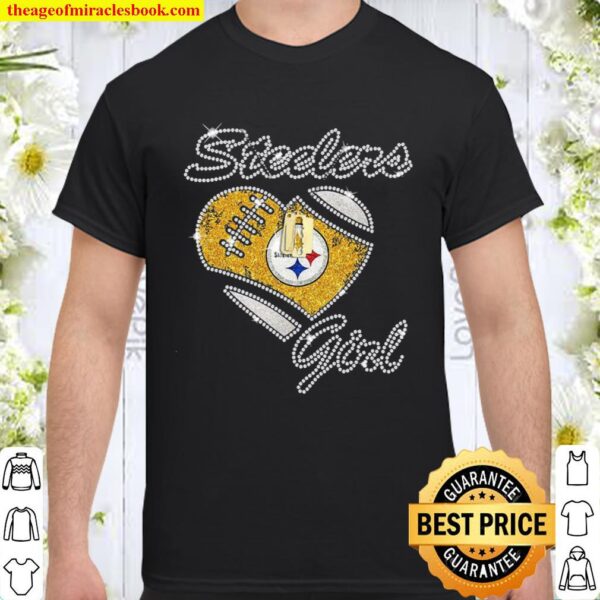 Pittsburgh Steelers Girl Heart Diamond Shirt