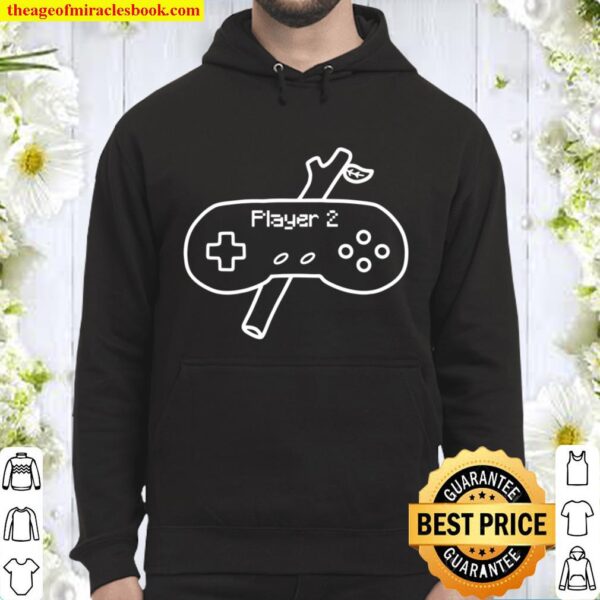 Player 2 Game Controller with Branch Stick Matching Hoodie