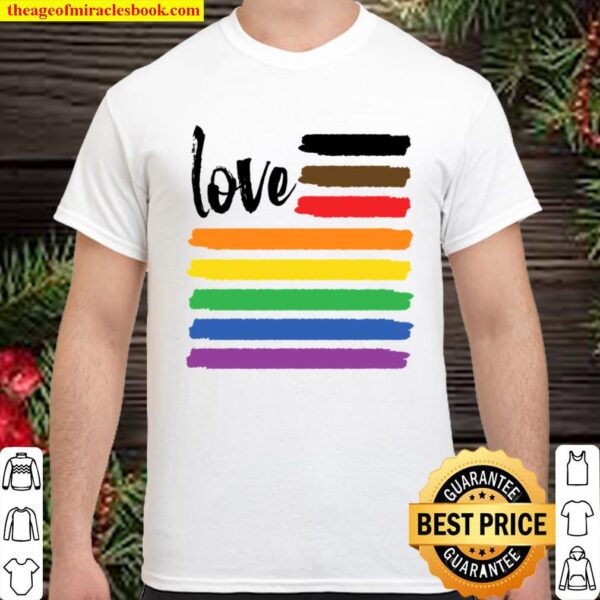 Pride Flag Shirt, Gay Pride TShirt, Black Pride, LGBTQ Shirt, BLM Shir Shirt