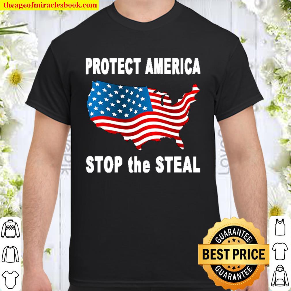 Protect America Stop The Steal Voter Fraud Trump 2020 Shirt, Hoodie, Long Sleeved, SweatShirt