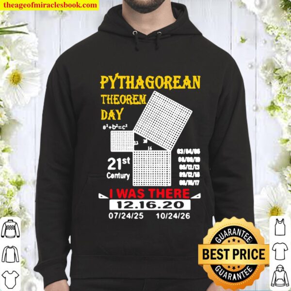 Pythagorean Theorem Day I Was There Math Teacher Hoodie