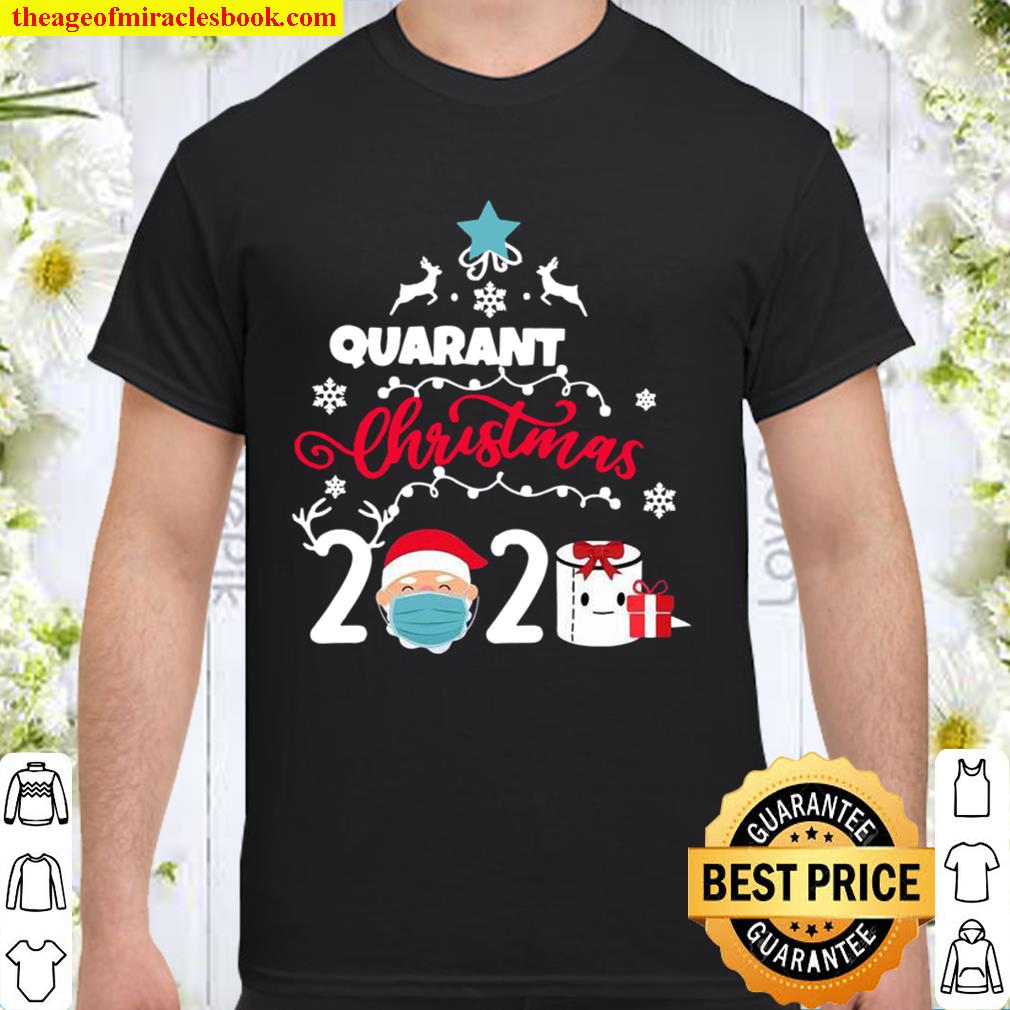 Quarantine Christmas Santa face mask 2020 Shirt, Hoodie, Long Sleeved, SweatShirt