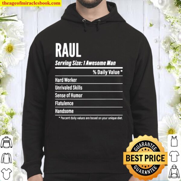 Raul Nutritional Facts Serving Size Calories Hoodie