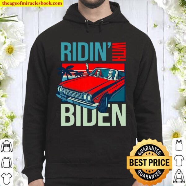 Ridin’ with Biden Kamala Harris vintage retro car Hoodie