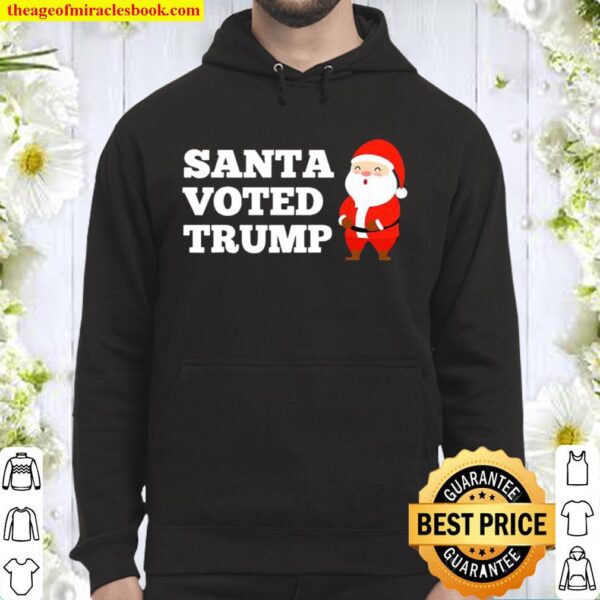 Santa Voted Trump Republican Christmas Hoodie