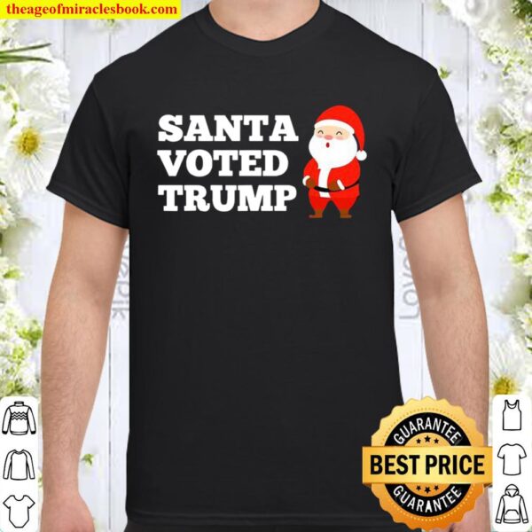 Santa Voted Trump Republican Christmas Shirt