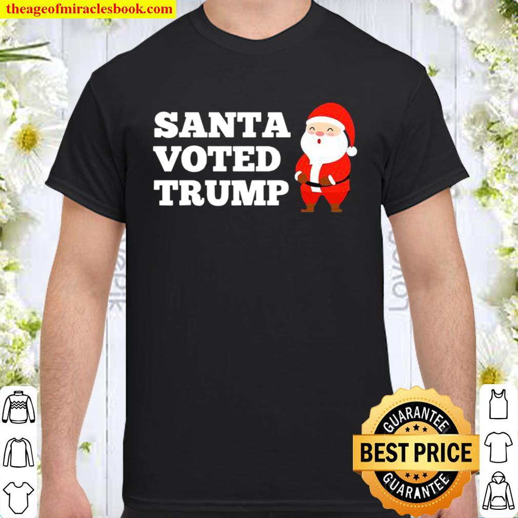 Santa Voted Trump Republican Christmas 2020 Shirt, Hoodie, Long Sleeved, SweatShirt