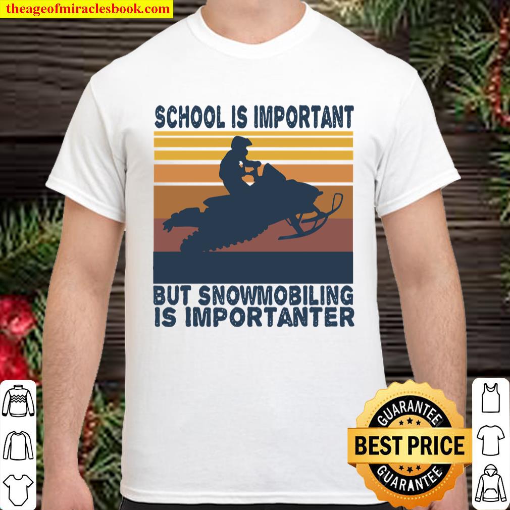 School Is Important But Team Roping Is Importanter Vintage T-Shirt