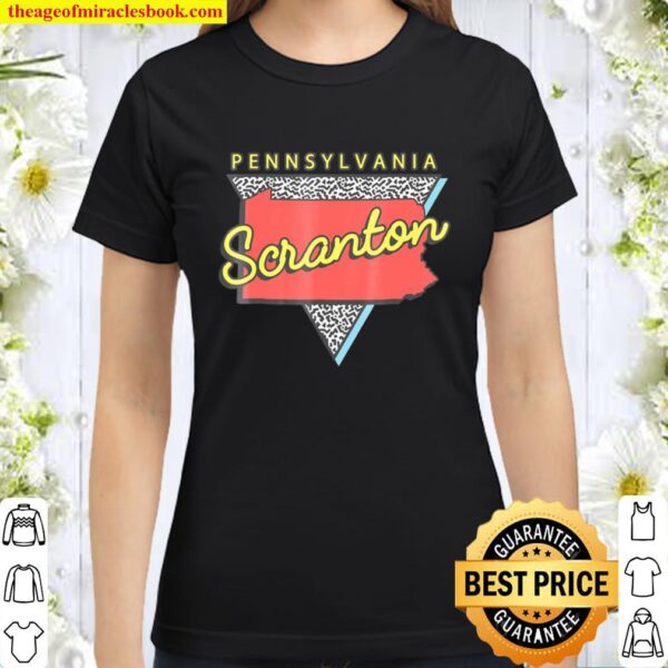 Scranton Pennsylvania Pa Souvenirs Retro Classic Women T-Shirt