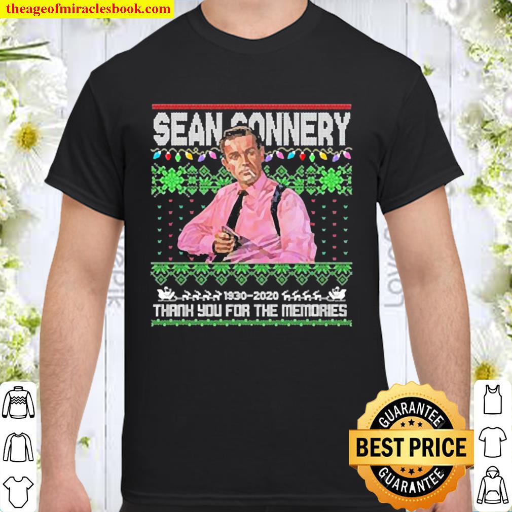 Sean Connery thank you for the memories Ugly Christmas 2020 Shirt, Hoodie, Long Sleeved, SweatShirt
