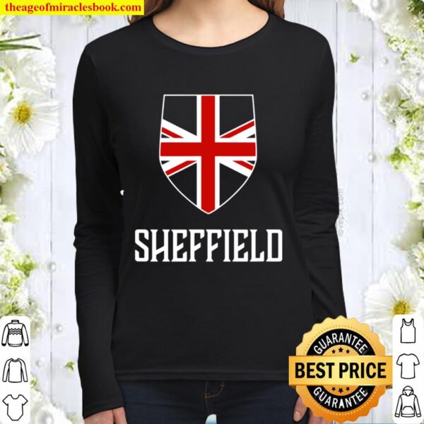 Sheffield, England – British Union Jack Uk Women Long Sleeved