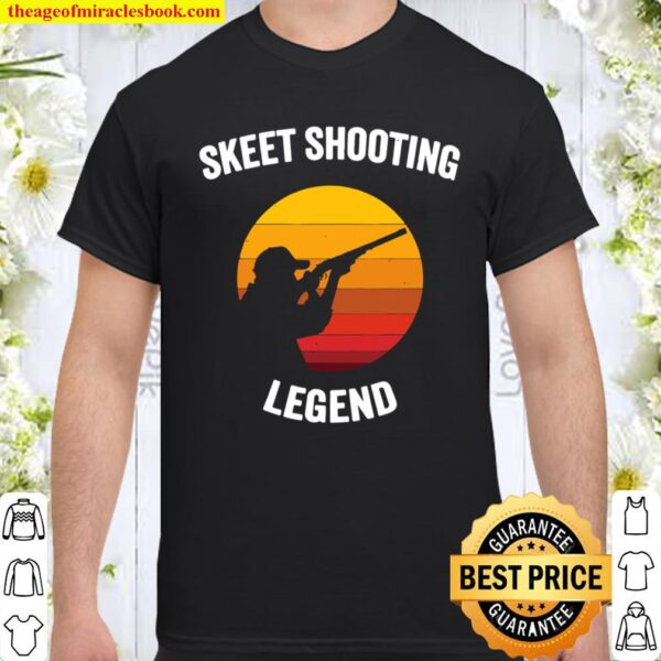 Skeet Shooting Legend Vintage Skeet Trap Clay Shooting Gift Shirt