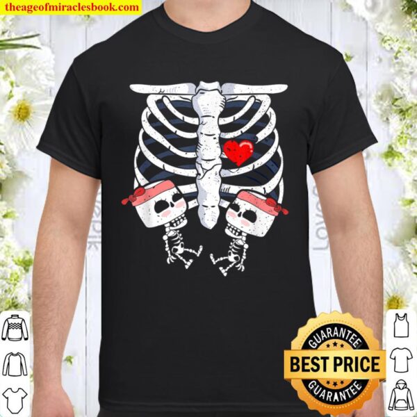 Skeleton Pregnancy Xray Gift for a pregnant wife Shirt