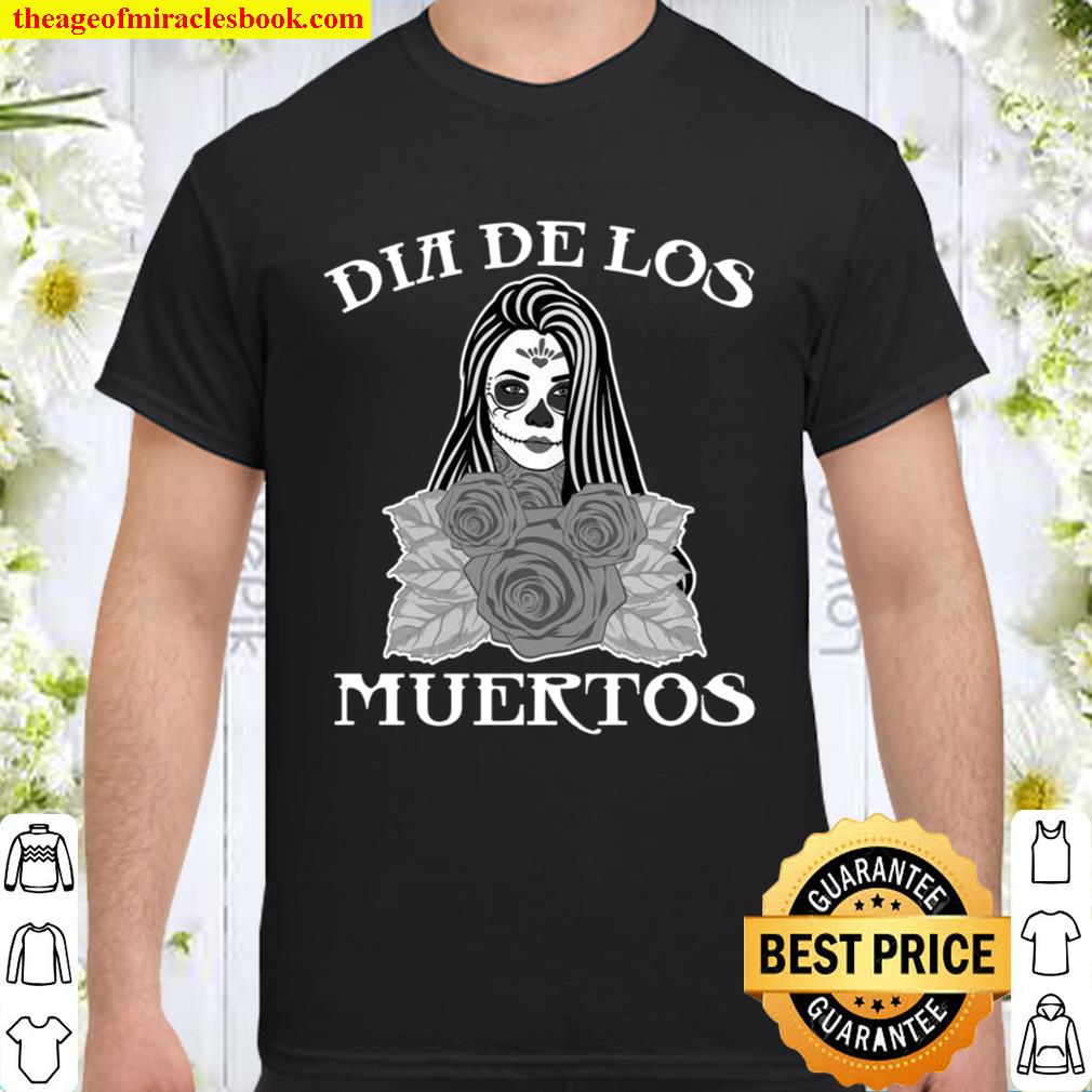 Skull Mexico Dia de los Muertos Mask Creepy Lady hot Shirt, Hoodie, Long Sleeved, SweatShirt