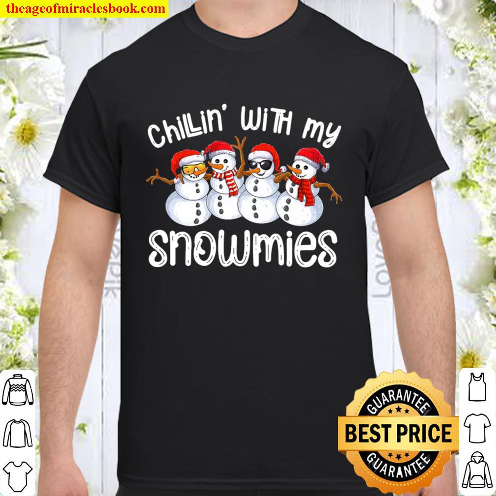 Snowman Christmas Chillin With My Snowmies Ugly Gift 2020 Shirt, Hoodie, Long Sleeved, SweatShirt