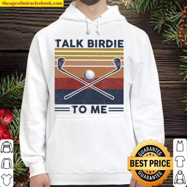Talk Birdie To Me Golf Vintage Hoodie