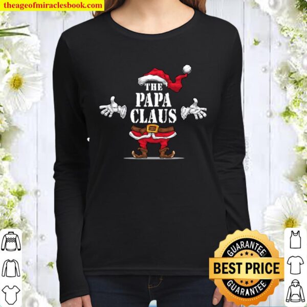 The Papa Claus Matching Family Group Christmas Party Pajama Women Long Sleeved