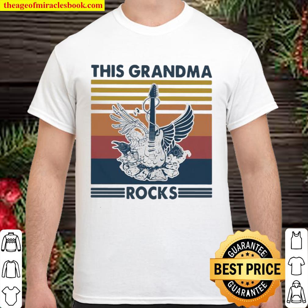 This Grandma Rocks Guitar Vintage ShirtThis Grandma Rocks Guitar Vintage hot Shirt, Hoodie, Long Sleeved, SweatShirt