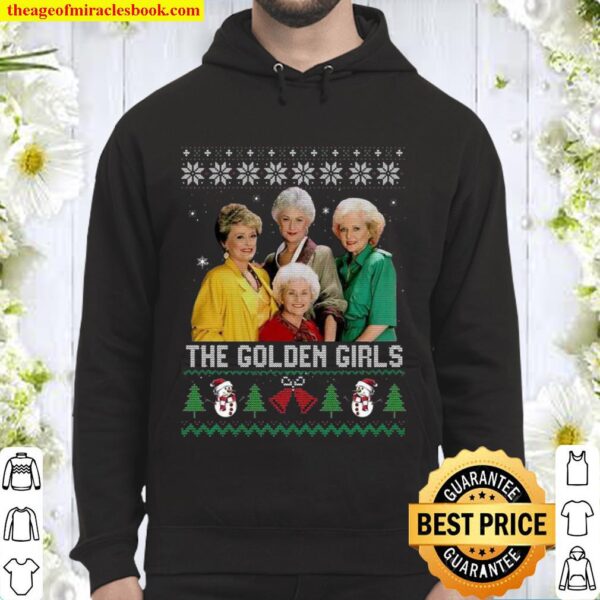 Top The Golden Girls Ugly Merry Christmas Hoodie