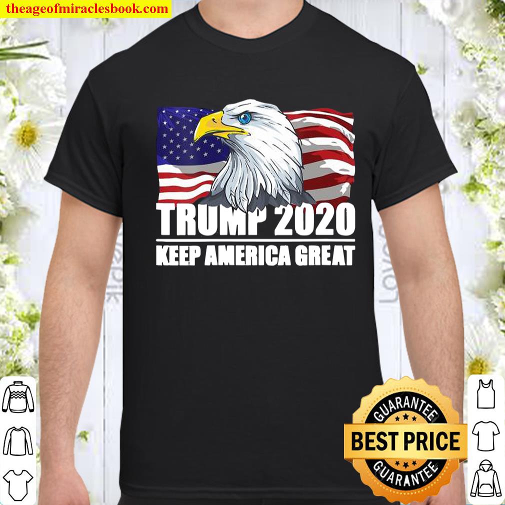 Trump 2020 Keep America Great USA Flag US Elections 2020 Shirt