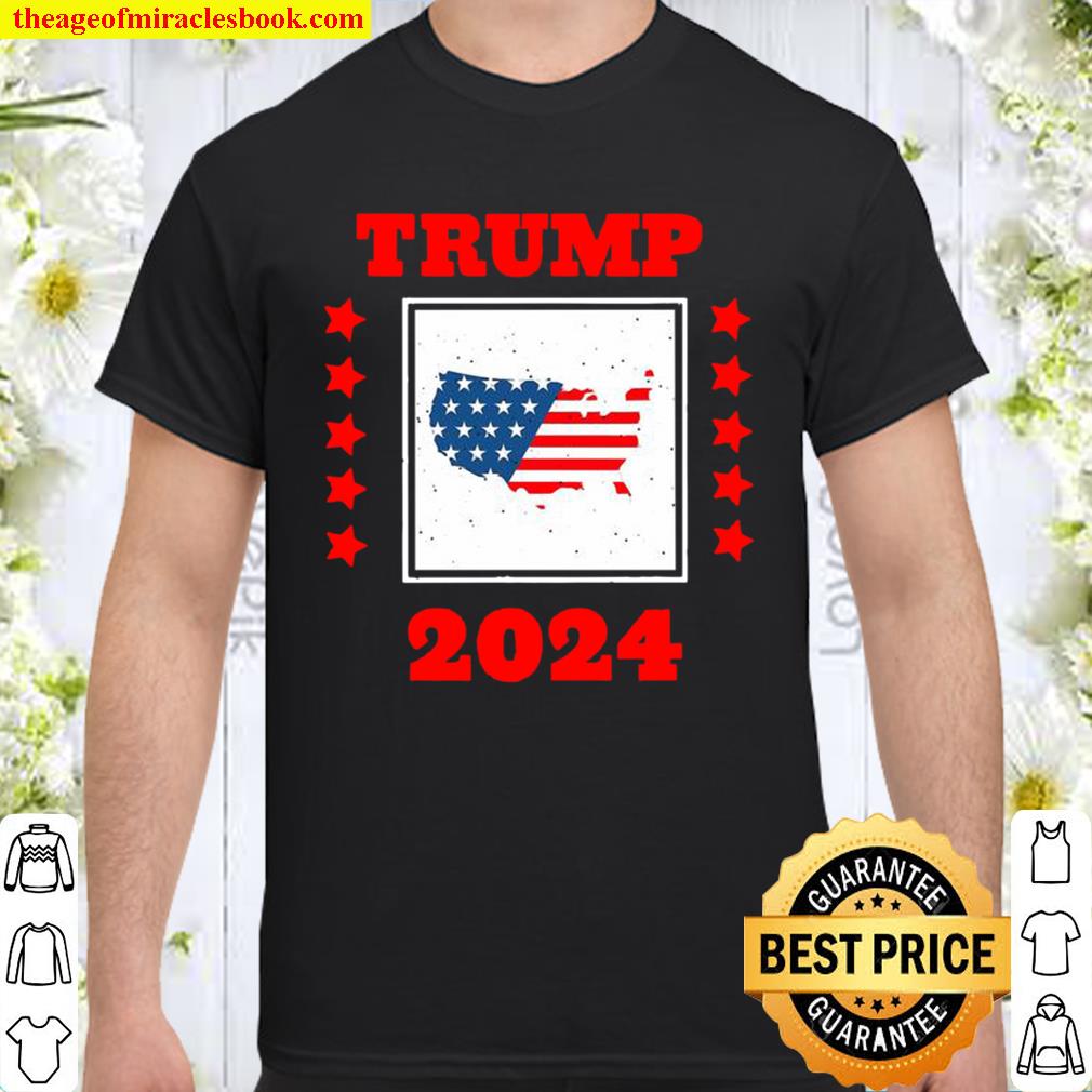 Trump 2024 Election He Still My President Election American Flag Map hot Shirt, Hoodie, Long Sleeved, SweatShirt