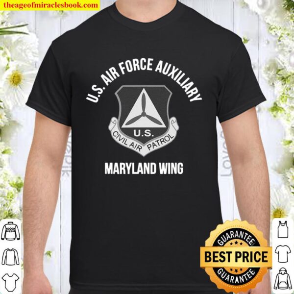 U.S Air force auxiliary Maryland Wing Civil Air Patrol Shirt