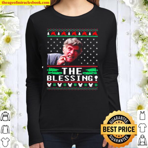 Uncle Lewis the blessing ugly Christmas Women Long Sleeved