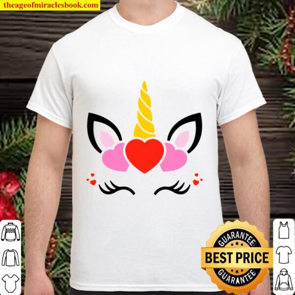 Unicorn Valentines Shirt, Girl Valentines Day Shirt, Valentines Day Un Shirt