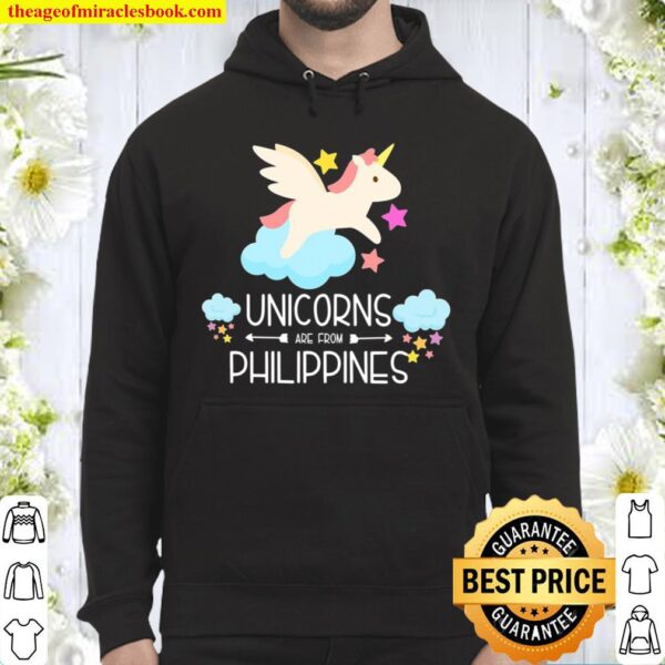 Unicorns Are From Philippines Funny Filipino Pullover Hoodie