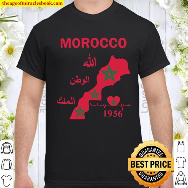 Unisex Sweatshirt Morocco 1956 LOVE PALESTINE Shirt