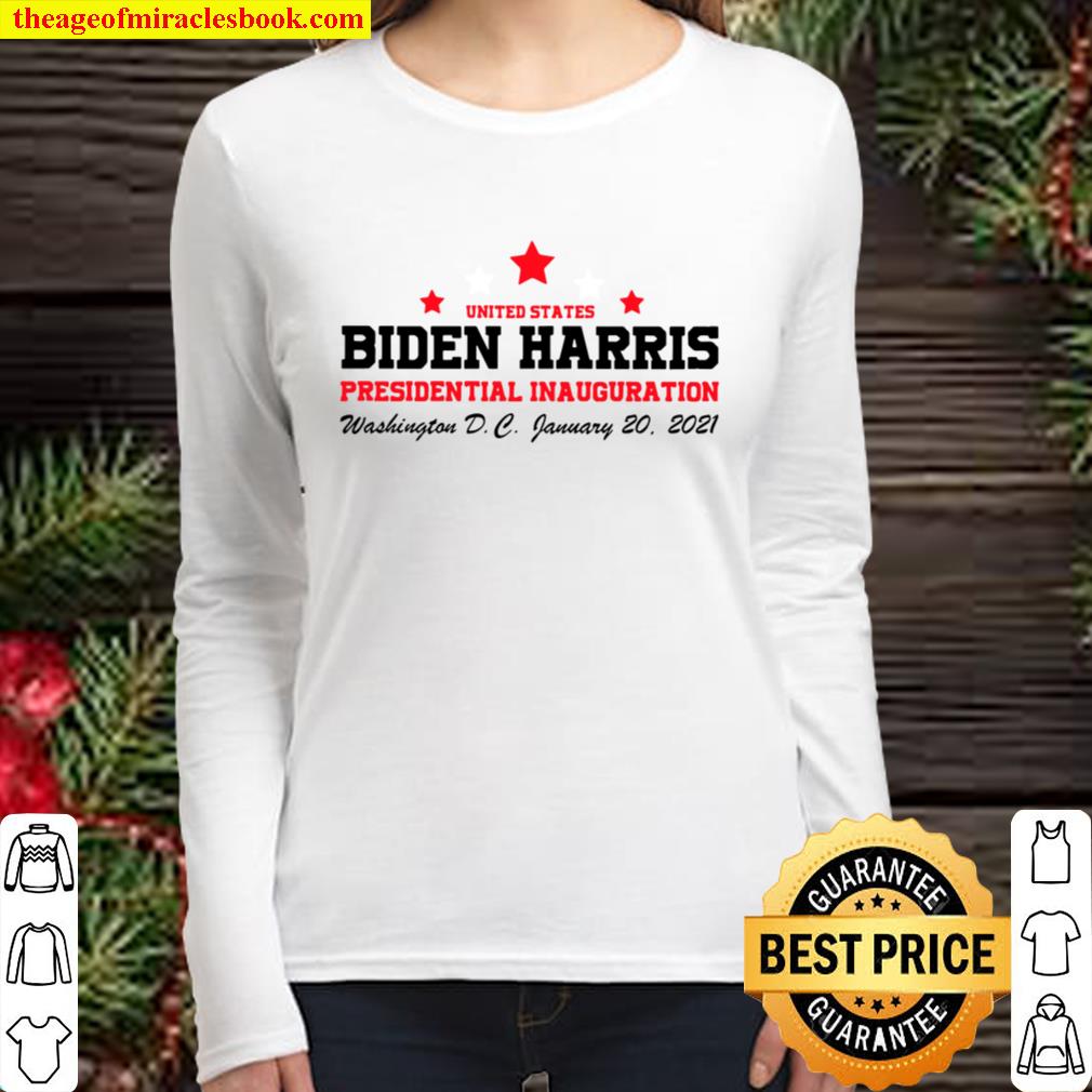 United States Biden Harris Presidential Inauguration Washington D C Ja Women Long Sleeved