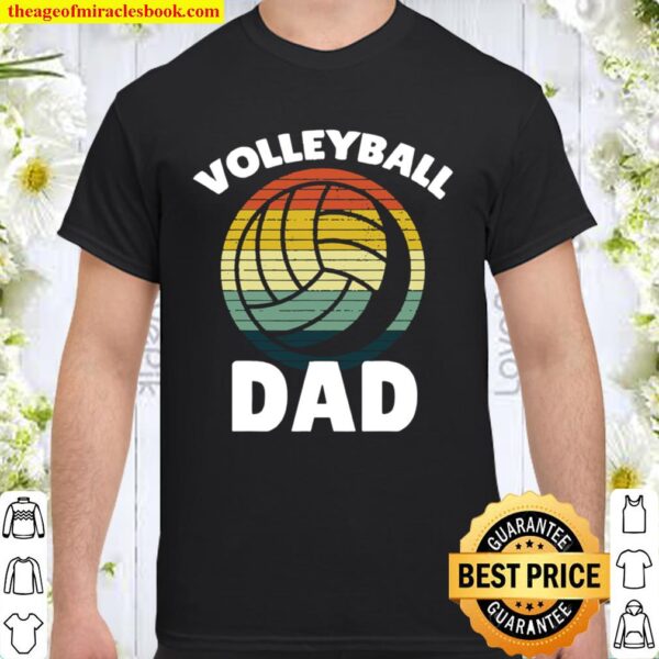 VOLLEYBALL Vintage I Dad Father Support Teamplayer Shirt