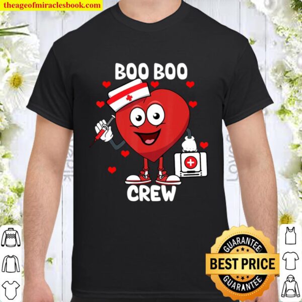 Valentine’s Day Boo Boo Crew Nurse Heart Funny For Nurses Shirt
