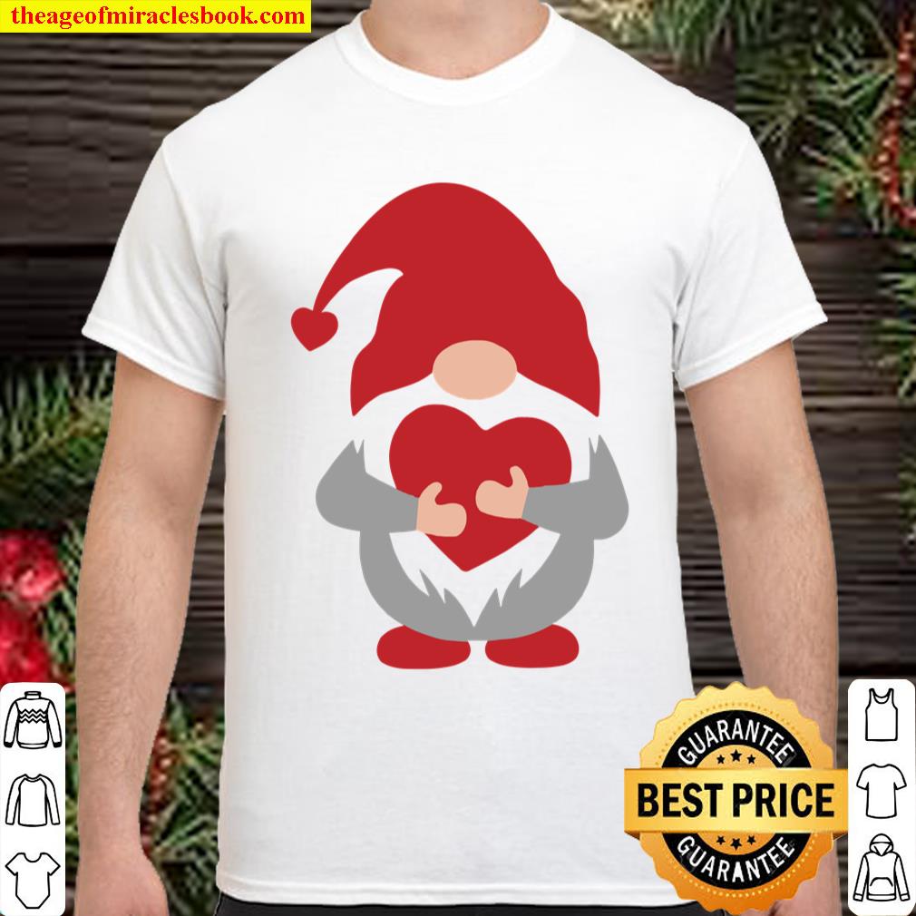 Valentines Gnome Shirt, Valentines Day Shirt, love tee, Couple Matchin Shirt