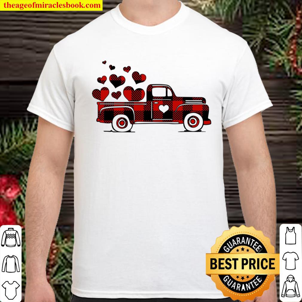 Valentines Truck With Heart, Truck With Heart, Valentines Day Shirt, Couple Matching Shirt, Gift For Wife, Mothers Day Shirt