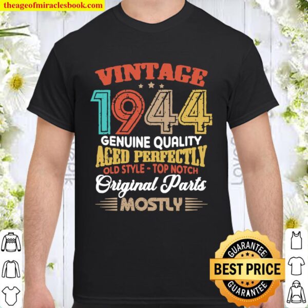 Vintage 1944 Genuine Quality Aged Perfectly Original Parts Mostly 76th Shirt