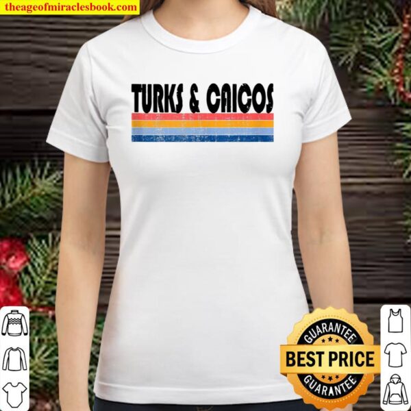 Vintage 70S 80S Style Turks _ Caicos Classic Women T-Shirt