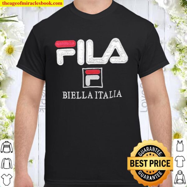 Vintage Fila Biella Italia Bjorg Spell Out Shirt