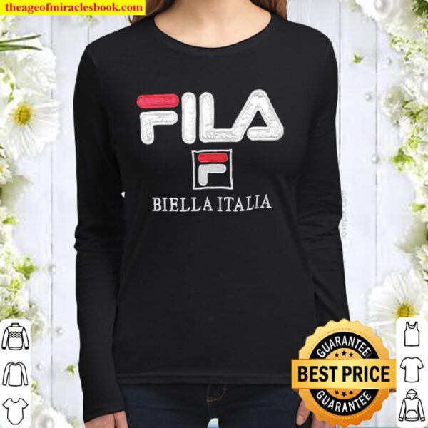 Vintage Fila Biella Italia Bjorg Spell Out Women Long Sleeved
