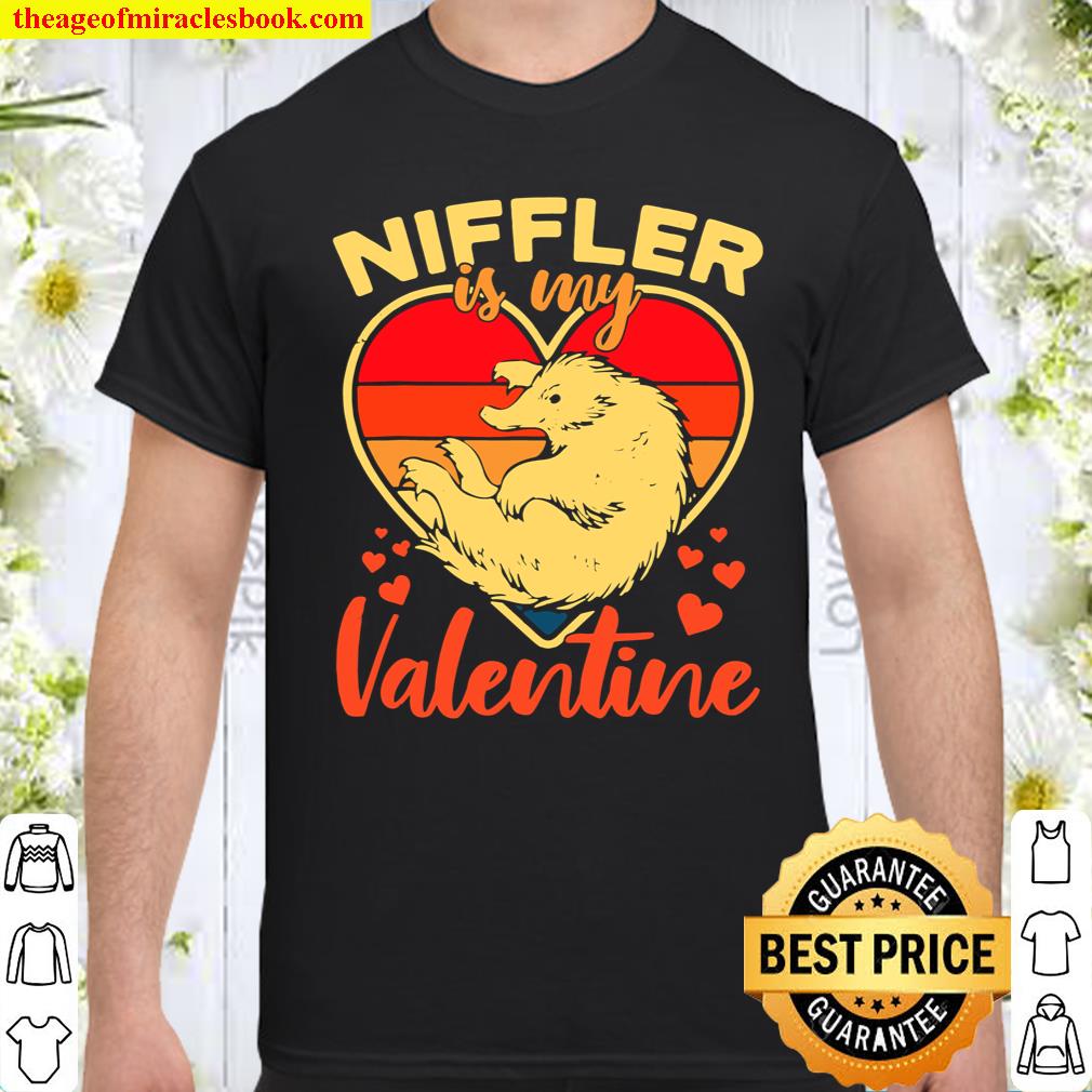 Vintage Heart Niffler Is My Valentine Gifts Shirt