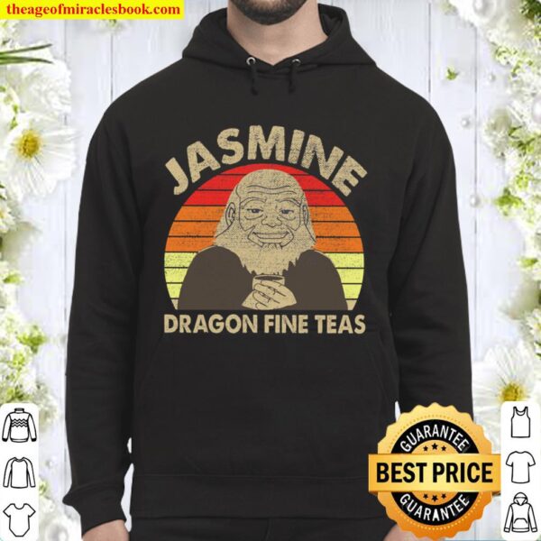 Vintage Jasmine Dragon Fine Teas Sweatshirt Peaceful Samurai Tea Drink Hoodie