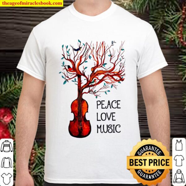 Viola - Peace And Love Music Shirt