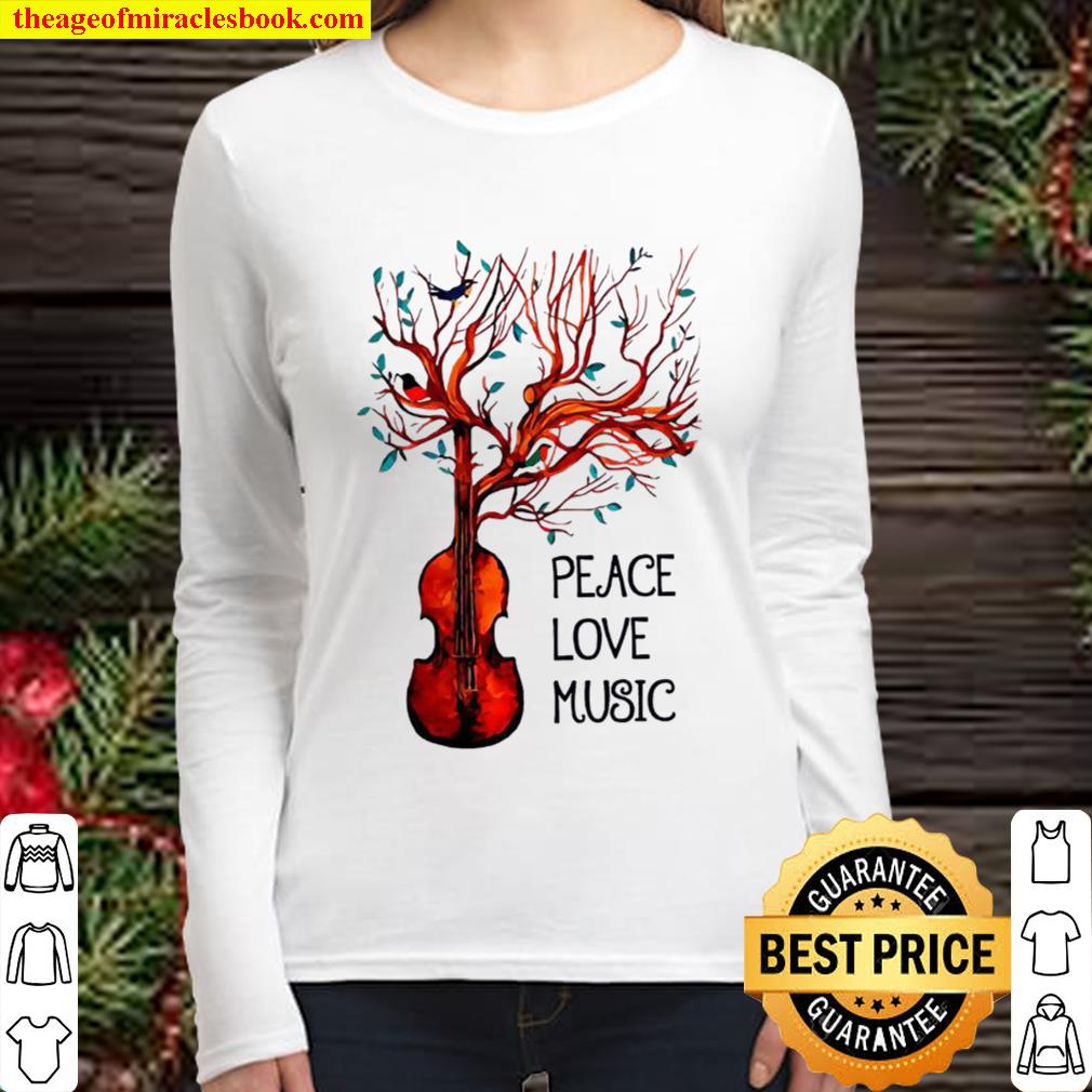 Viola - Peace And Love Music Women Long Sleeved