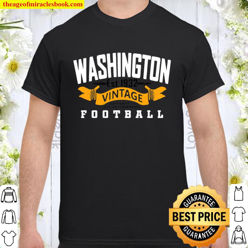Washington Vintage Aged Perfectly Without Compromise Football Est 1932 limited Shirt, Hoodie, Long Sleeved, SweatShirt