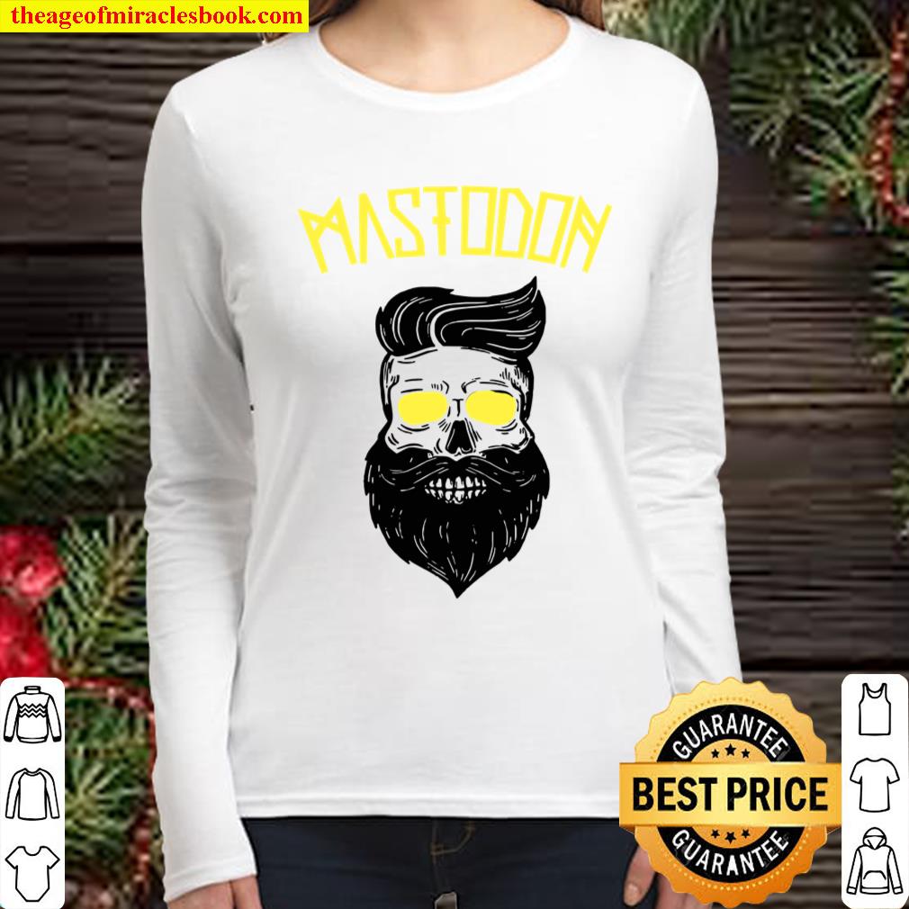 Women_s Mastodon Mens Admat Funny Design Sweatshirt Long Sleeve Crewne Women Long Sleeved