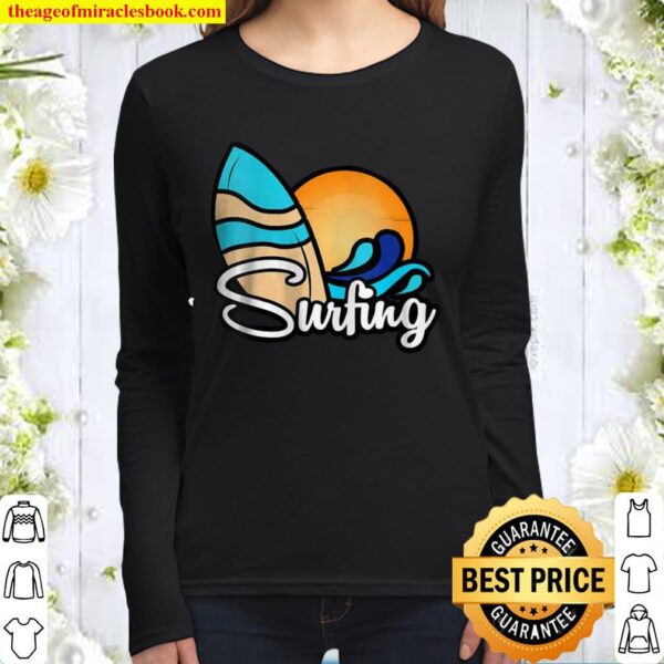 Womens Surfing Vibe Women Long Sleeved