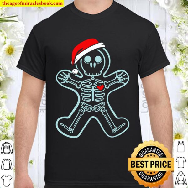 Xray Gingerbread Man Skeleton Christmas Shirt